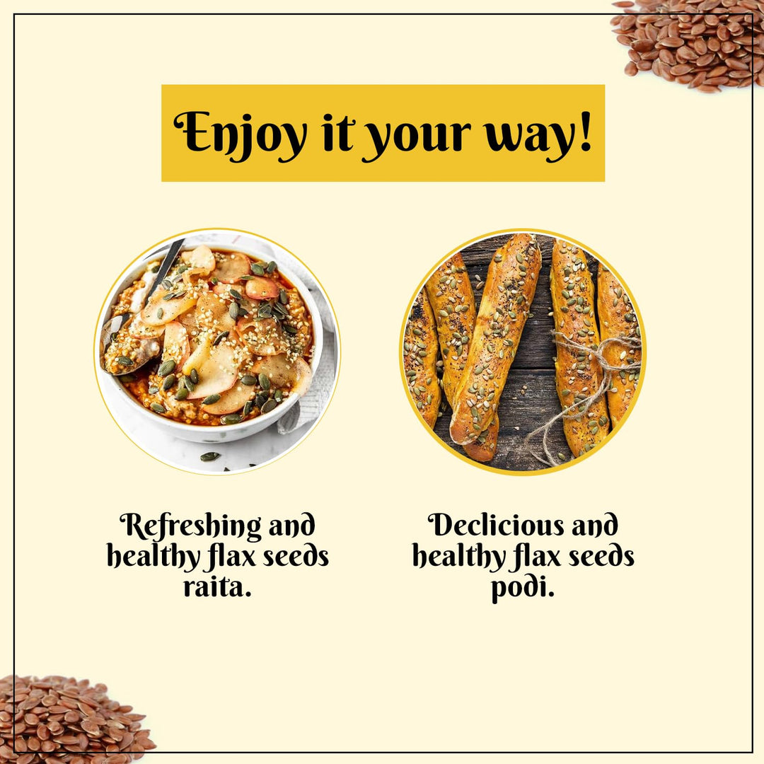 Wonderland Foods 250g Flax Seeds (Alsi Seeds) Pouch