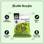 Load image into Gallery viewer, Wonderland Foods 100g Raw Pumpkin Seeds (Kaddu Seeds) Pouch
