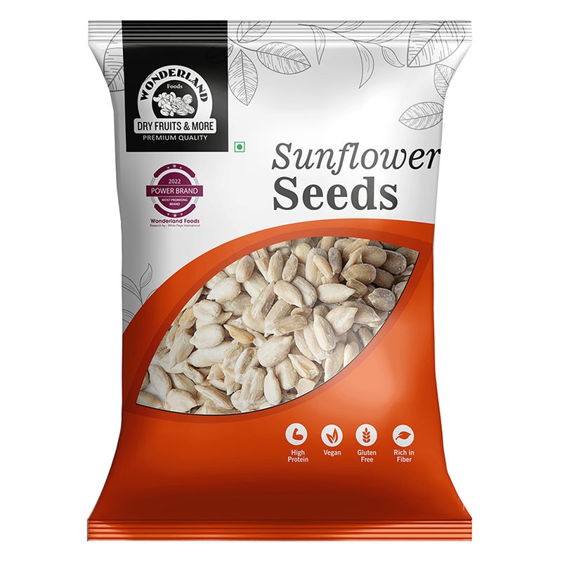 Wonderland Foods 100g Raw Premium Sunflower Seeds Pouch