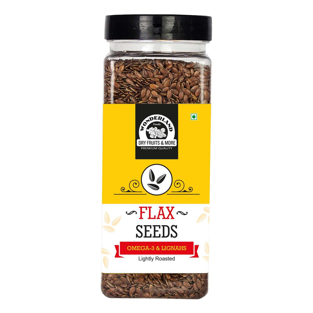 Wonderland Foods 200g Flax Seeds Alsi Seeds Jar