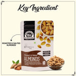 Load image into Gallery viewer, Wonderland Foods 200g California Roasted &amp; Salted Almonds Pouch
