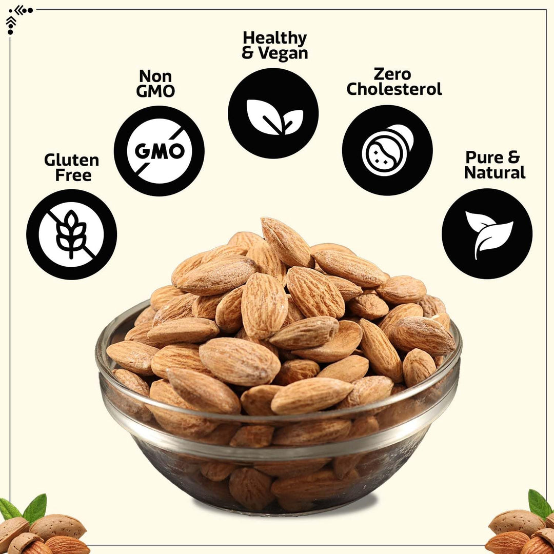 Wonderland Foods 200g California Roasted & Salted Almonds Pouch
