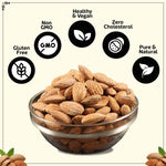 Load image into Gallery viewer, Wonderland Foods 200g California Roasted &amp; Salted Almonds Pouch
