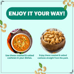 Load image into Gallery viewer, Wonderland Foods 200g Roasted Salted Flavoured Cashew (Kaju) Pouch
