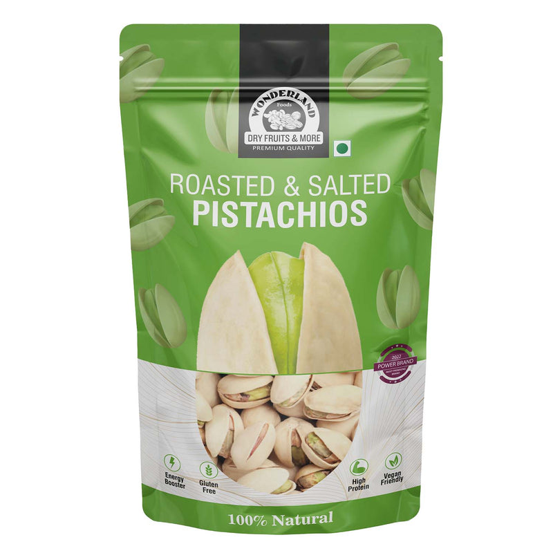 Wonderland Foods 250g California Roasted & Salted Pistachios (Pista) Pouch