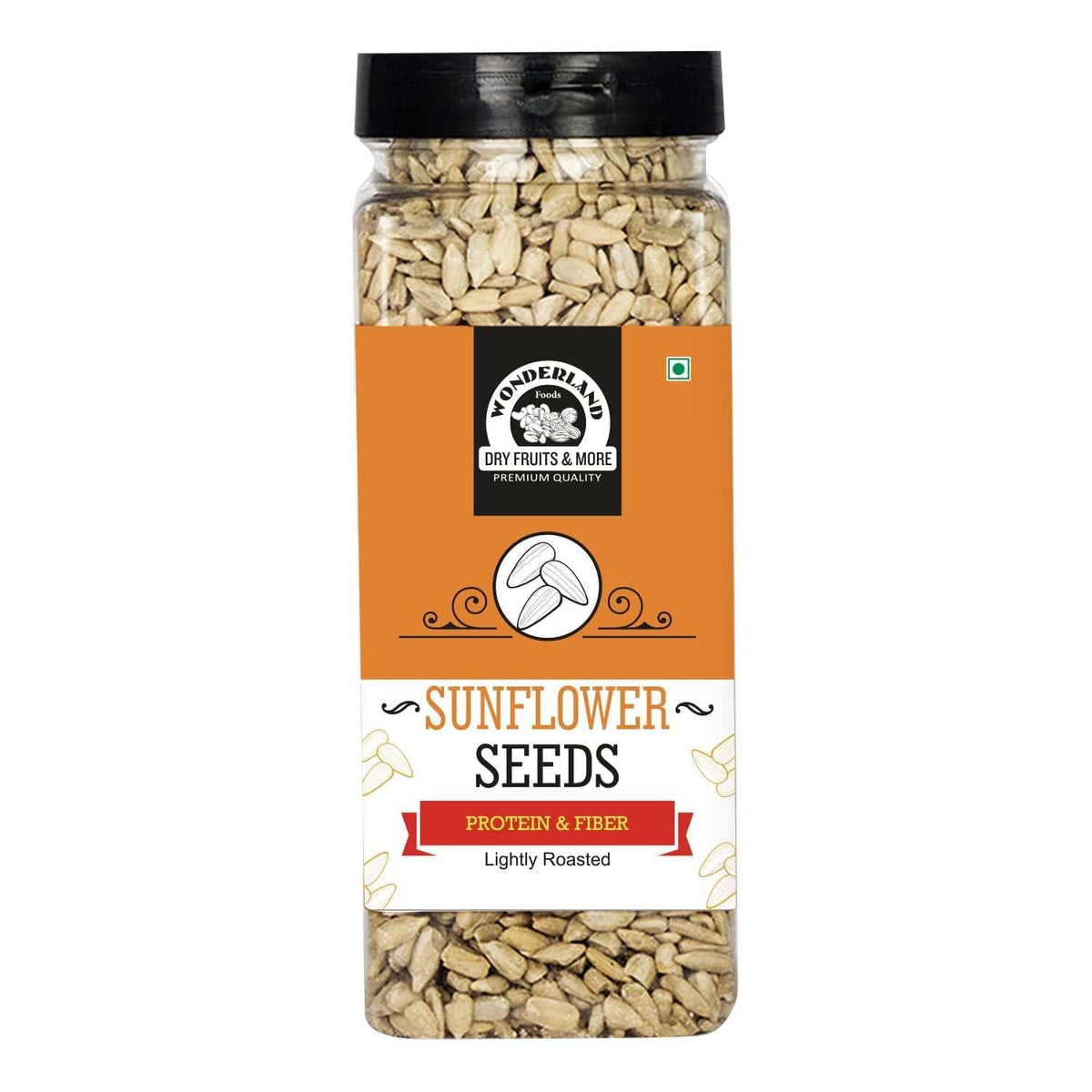Roasted sunflower seeds 200g jar 1