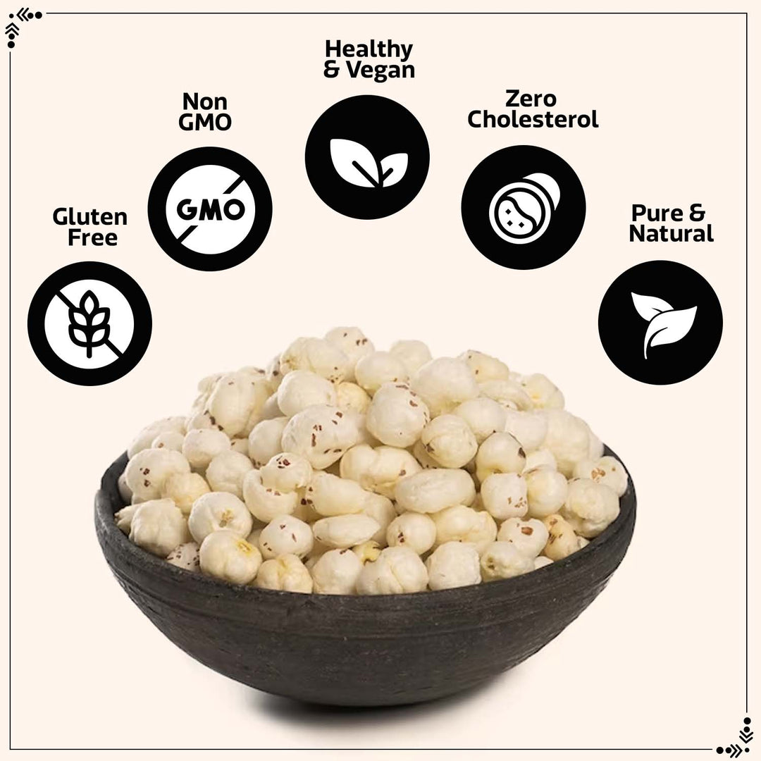 Wonderland Foods 100g Sea Salt-Vineger Makhana (Foxnut) Jar