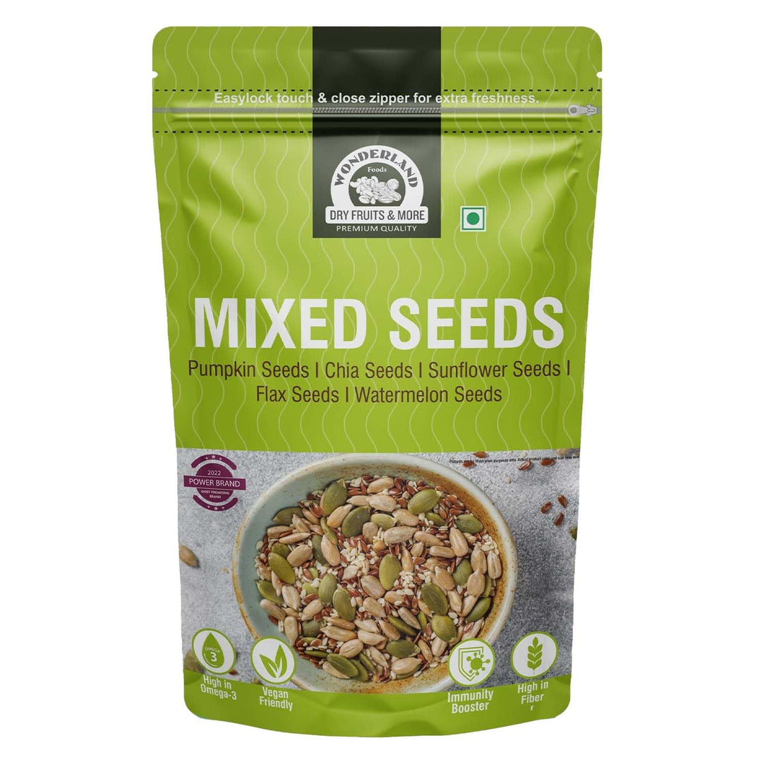 Wonderland Foods 200g Healthy Raw Mixed Seeds Pouch