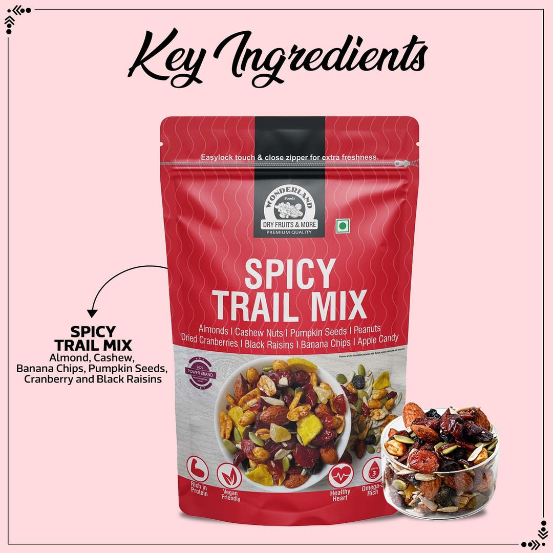 Wonderland Foods 200g Spicy Trail Mix Pouch