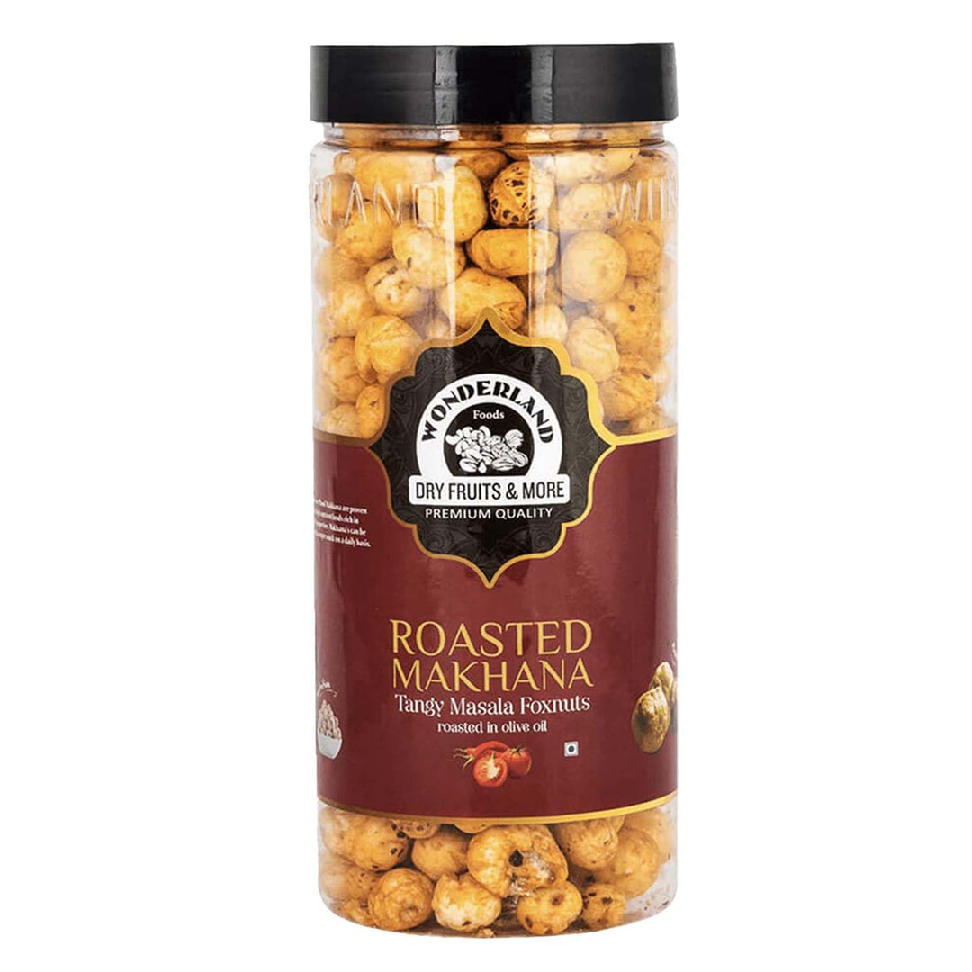 Wonderland Foods 100g Tangy Masala Makhana (Foxnut) Jar