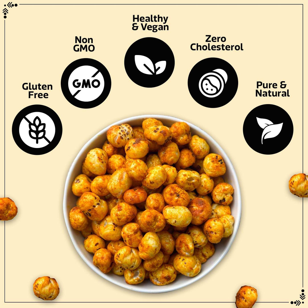Wonderland Foods 100g Tangy Masala Makhana (Foxnut) Jar