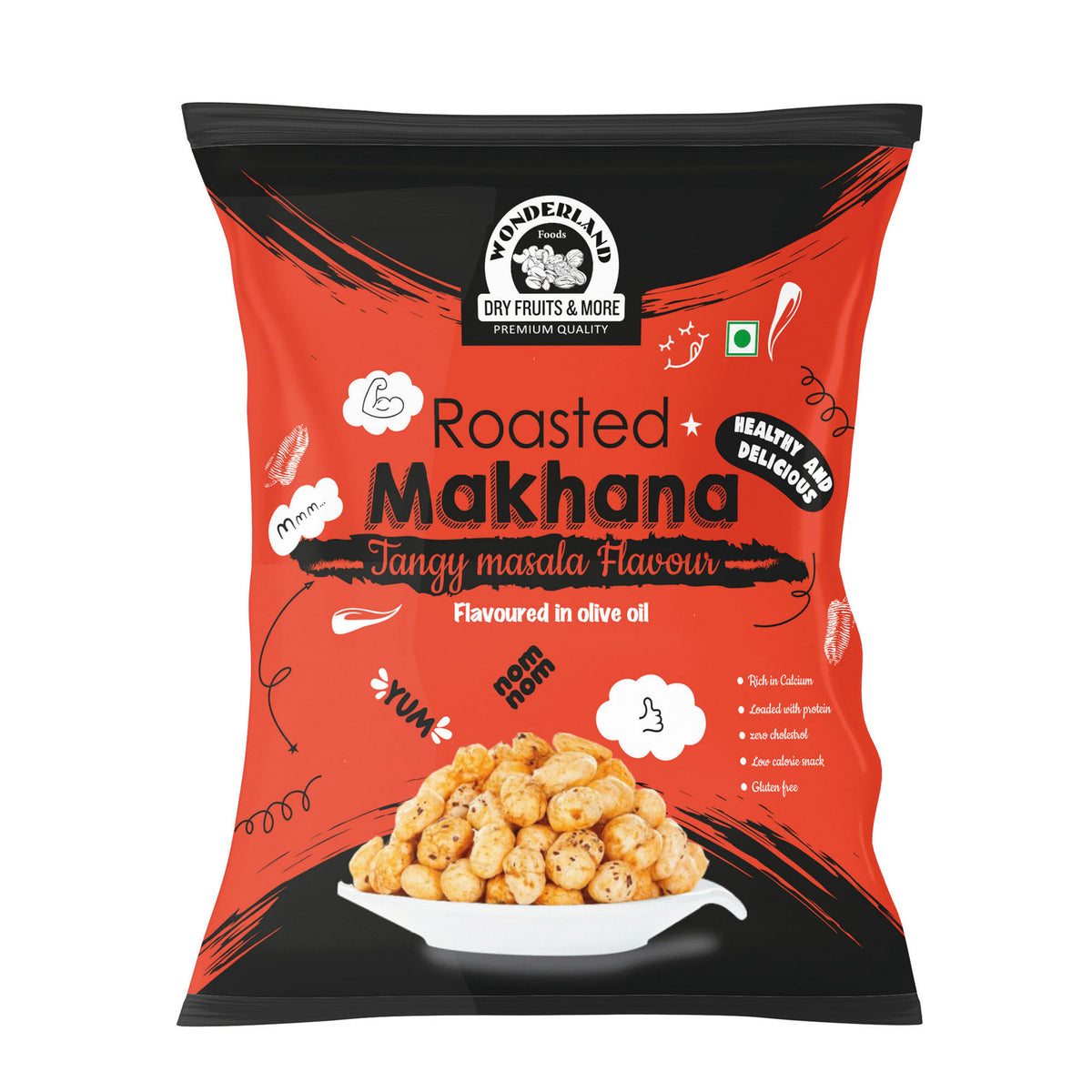 Tangy masala makhana 100g pouch 1