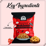 Load image into Gallery viewer, Wonderland Foods 100g Tangy Masala Makhana (Foxnut) Pouch

