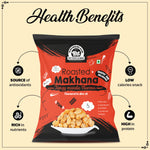 Load image into Gallery viewer, Wonderland Foods 40g Tangy Masala Makhana (Foxnut) Pouch
