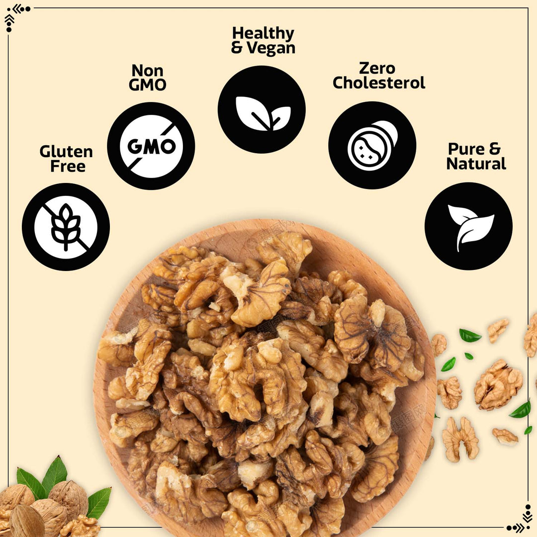 Wonderland Foods 200g California Walnut Kernels (Akhrot Giri) Box
