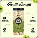 Load image into Gallery viewer, Wonderland Foods 100g Wasabi Makhana (Foxnut) Jar
