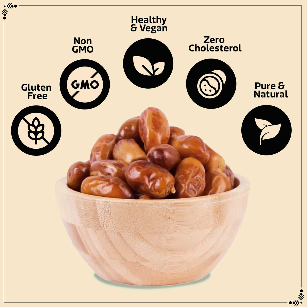Wonderland Foods 500g Premium Zahidi Dates Pouch