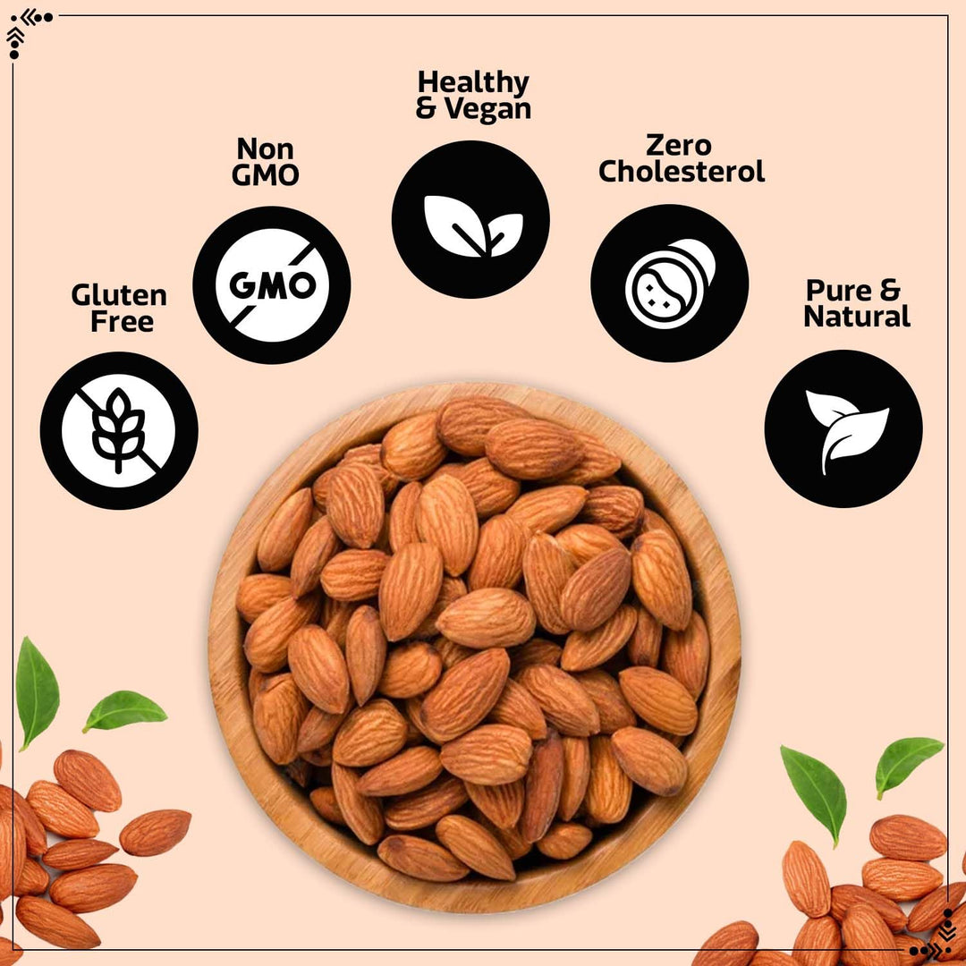 Wonderland Foods California Almonds (Badam) 250g Pouch