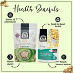 Load image into Gallery viewer, Wonderland Foods 300g Dry Fruits Combo of Roasted &amp; Salted Cashews 100g &amp; Roasted &amp; Salted Pistachios 200g

