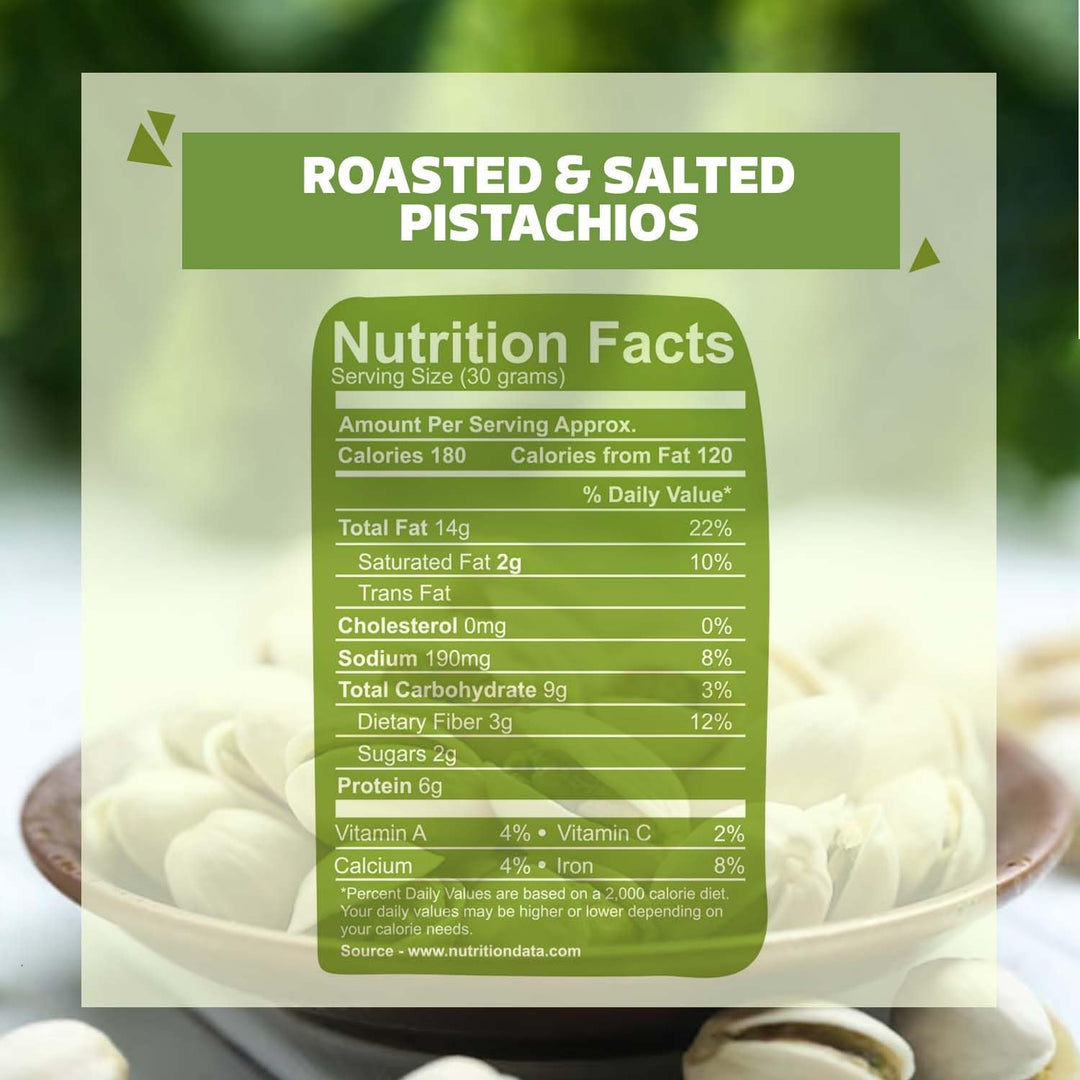 Wonderland Foods 800 Gram (200G X 4) Dry Fruits American California Roasted & Salted Pistachios (Pista) Pouch Combo Pack