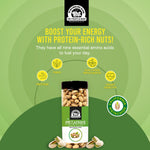 Load image into Gallery viewer, Wonderland Foods 500 Gram American California Roasted &amp; Salted Jumbo Pistachios (Pista) Jar
