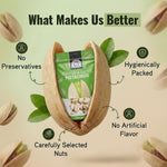 Load image into Gallery viewer, Wonderland foods 500 Gram American California Roasted &amp; Salted Pistachios (Pista) Pouch
