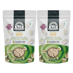 Load image into Gallery viewer, Wonderland Foods 400g (200g X 2) American California Roasted &amp; Salted Pistachios (Pista) Combo Pouch
